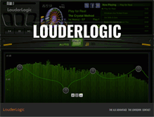 Tablet Screenshot of louderlogic.com